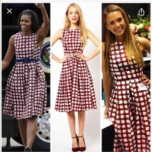 ASOS midi dress. As seen on Michelle Obama and Jessica Alba.
